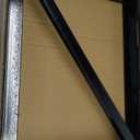 Bolted Steel Mounting Brackets for Trailer Tongue Box18"x24"Set of 2- Black.