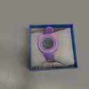 Kids Digital Analog Watches for Girls Boys, 7 Color Lights Waterproof Cute Wristwatches for Kids with Alarm Stopwatch, Great Present for Girls Boys Ages 5-13 Purple