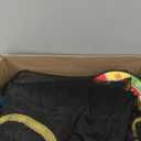 72" Trampoline for Kids with Net,6 FT Indoor & Outdoor Small Toddler Trampoline with Basketball Hoop & Dart Board for Ages 1-8, Birthday Gifts for Boys & Girls, Baby Toddler Christmas Toys (Blue/Yellow)