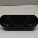 Iokone Coin Side Pocket Console Side Pocket Leather Cover Car Cup Holder Auto Front Seat Organizer Cell Mobile Phone Holder (Slim-Black)