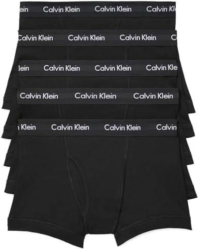 Calvin Klein Men's Cotton Classics 5-Pack Trunk L