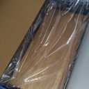 Acacia Toilet Paper Basket, 13 Inch Tank Tray Top of Toiletries Storage Organizer for Bathroom, Living Room and Kitchen (Acacia & Black)