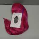 Kids Hot Pink Mixed Purple Wig Child Short Pink Purple Wig with Air Bangs Short Wavy Curly Wigs for Girls Heat Resistant Synthetic Wigs with Cap