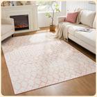 Istana 6x9 Area Rug - Pink Rugs For Living Room 6x9 - Foldable 6x9 Boho Rugs For Bedroom - Stain Resistant 6x9 Washable Rug