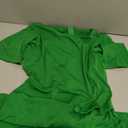 Ekaliy Women's Ruffle Sleeve Vintage Bodycon Peplum Business Formal Work Pencil Dress (Medium, Green)