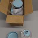 Kenond 40oz Hanging Automatic Rabbit Food and Water Dispenser, Dog Cage and Ferret Feeder, Gravity Cat Feeder Set, Cage Food Bowl for Bunny, Guinea Pig, Chinchilla (Green)