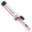 VODANA Professional GlamWave Ceramic Curling Iron, Long-Lasting Natural Curls, Instant Heat, Hair Curler, Curling Wand(1.6 inch, Pink)