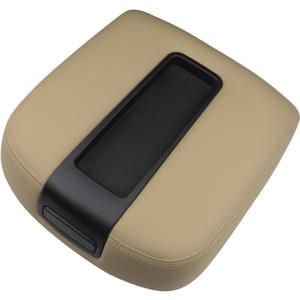 Floor Center Console Armrest Lid Assembly Beige Compatible with 2007-2014 Chevrolet Chevy Avalanche Silverado Suburban Tahoe GMC Sierra Yukon XL Replaces 15217111