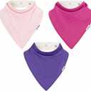 Lovjoy Large Bandana bibs - Special Needs Bibs - For Older Children, Youth and Adults - Practical, absorbent and Stylish (Set 07)