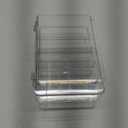 FORUP Sunglasses Organizer, Plastic Stackable Eyeglass Case Storage Organizer, Sunglass Glasses Storage Box with Hinged Lid (Clear)