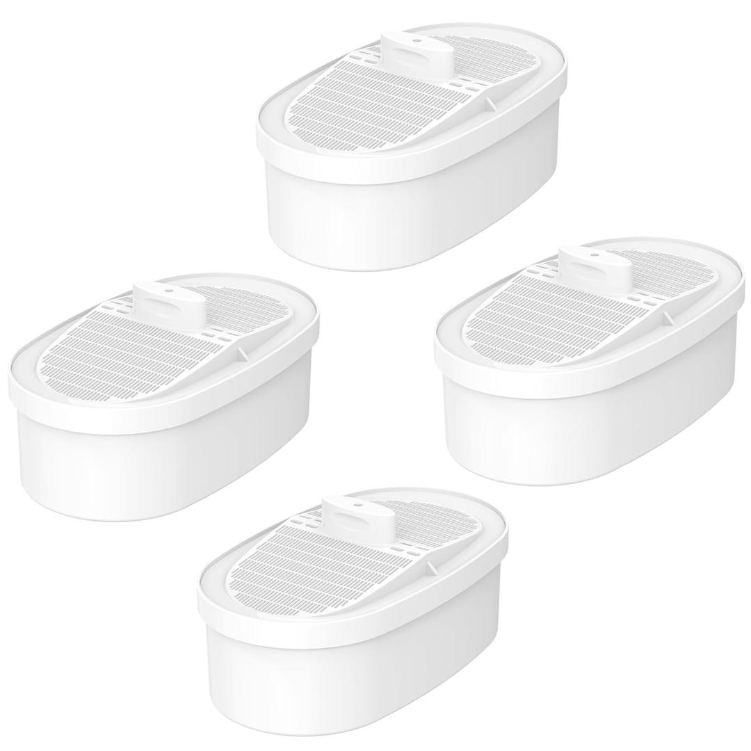 Replacement Filter for Waterdrop® WD-PF-01A Plus, Reduces PFOA/PFOS, Chlorine, Compatible with Waterdrop® Pitchers, Lasts 3 Months or 200 Gallons, Pack of 4