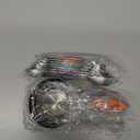 TILUCK Stainless Steel Measuring Cups And Magnetic Measuring Spoons Set, 6 Double-Sided Measuring Spoons And 1 Leveler (12 Pieces)