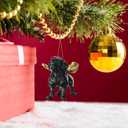 Jetec Angel Dog Memorial Christmas Ornaments for Tree Black Labrador with Gold Wings Hanging Ornament Remembrance Pooch Gifts for Christmas Xmas Loss of Dog