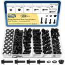 Flange Head Bolts Assortment Kit (160 Pack)