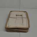 2 Pack Snack Storage Organizer Basket Bins for Pantry Shelf and Countertop, Large Burlap Snacks Basket Container for Kitchen Office Popcorn Candy Pretzels and more