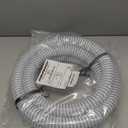 Sealproof 1.25" (32mm) Pool Filter Pump Connection Hose for 1-1/4 Inch Above Ground Pools and Intex Systems, 12 FT Premium Quality PVC Made in USA | Cut to Desired Length, Includes 4 Hose Clamps