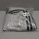 Akmipoem Sweatsuits Women 2 Piece Outfit Striped Tracksuit Long Sleeve Zipper Crop Sweatshirt Wide Leg Sweatpants Set (X-Large, Grey)