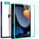 ESR for iPad 9th Generation Screen Protector, Tempered Glass Film with Easy Installation Frame for iPad 9/8/7 Gen (2021&2020&2019, 10.2 Inch), Scratch-Resistant, HD Clear, 2 Pack