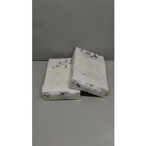 BallHull 24 Pcs White Kraft Paper Gift Bags with Transparent Window, 9.84"x7.0"x5.12" Kraft Shopping Bags with Handles for Bouquet Christmas Birthdays Festivals Party Weddings Wrapping