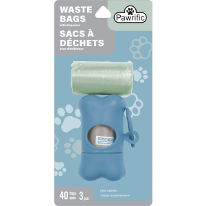 Pawrific Pet Waste Bags w/ Dispenser.