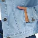 Wrangler Authentics Women's Stretch Denim Jacket, Light Wash, Medium