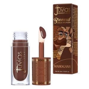Juvias Place Bronzed Liquid Bronzer - Mahogany - Liquid Bronzer for Face with Silky Blendable Texture - Buildable Coverage for Natural Contour & Dimension - Easy-to-Blend, Patch-Proof Formula