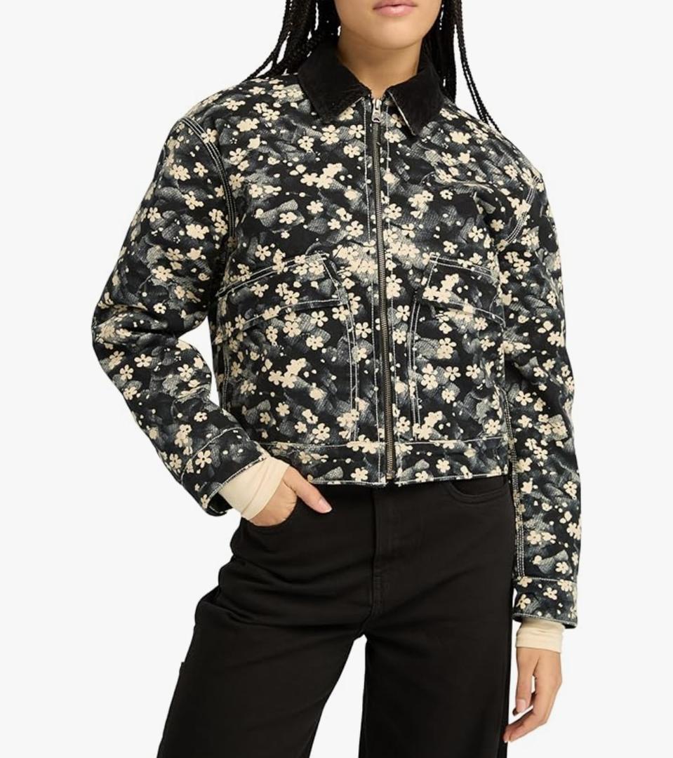 Timberland Womens Quilted Washed Canvas Size XL/TG