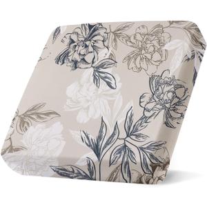 SearchI Stretch Printed Sofa Couch Cushion Covers Replacement Chair Cushion Slipcovers Sofa Seat Cover Furniture Protector Sofa Slipcover Soft with Elastic Bottom(Small,Flower Shadow)