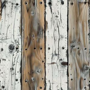 FLFK Rustic Wood Wallpaper,Peel and Stick Wood Grain Shiplap Design Wall Mural for Living Room, Bedroom, Kitchen, Office, Apartment Decor 16"x128" (WB5511)