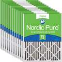 Nordic Pure 20x20x2 Pleated MERV 13 Air Filters 12 Pack