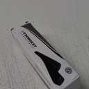 Strongest Home Door Stopper, Heavy Duty Door Stop Wedge Made of Premium Quality Zinc and Rubber Suits Any Door, Any Floor. Plus 2 Self Adhesive Wall Protectors (Black, 2 Pack)