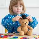 Mini Top Hat, 2pcs Miniature Top Hats for Dolls Doll Tophat Decorative Party Supplies for DIY Pets Craft Accessories Ornaments Party Decoration Cosplay Accessories