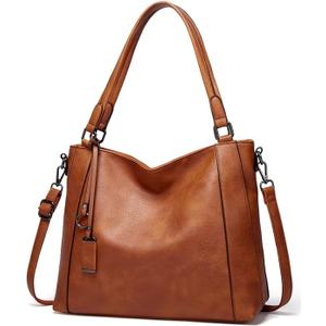 Handbag for Womens Top-Handle Satchel Hobo Bag Fashion Purse Roomy Casual Large Shoulder Bag PU Leather Tote