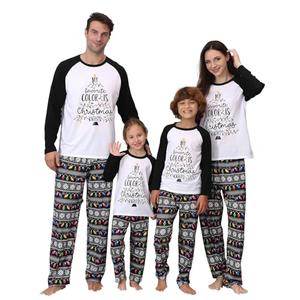 ANGELGGH Family Pajamas Matching Sets, Cute Christmas Printed 2 Piece Sleepwear, Holiday PJs Jammies for Couples/Women/Men (Youth, 12-14T, Stripe Light String)