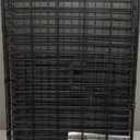 DUMOS Dog Crate, 48 Inch Extra Large Double Door Dog Cage with Plastic Leak-Proof Pan Tray, Folding Metal Wire Pet Kennel for Indoor, Outdoor, Travel