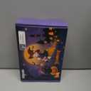 Black Cat Costume for Girls, Halloween Cat Costume Set with Light Up Tutu Skirt, Ears Headband Tail Gloves for Kids