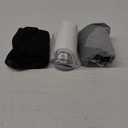 CelerSport 3 Pairs Compression Socks for Men and Women 20-30 mmHg Running Support Socks (XX-Large, Black + White + Grey)
