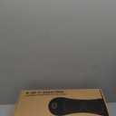 Triple Fusion Back Massager with Stretching, Vibration and Heat, 3-in-1 Electric Lumbar Pillow for Lower Back Tension Relief, Deep Tissue Relaxation Massage for Home, Office, Bed, Sofa, and Car Use (Black-Basic)