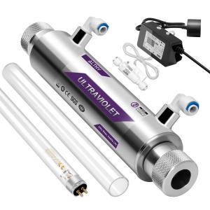 ALTHY UVF-FS11 UV Ultrviolt Water Filter Purifier for Under Sink Purifier Or RO Systems, with Smart Flow Sensor Switch, 1GPM, 11W Energy Saving