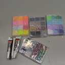 30000Pcs in 48 Colors Rhinestones for Bedazzling and Diamond Art, 3mm Flatback Gems with 310ml B7000 Jewelry Glue Tweezers, Perfect for Nail Art, Crafting, Clothing, Fabric Decor