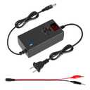 3V-12V 3A 36W Power Supply Adjustable DC 3V 5V 6V 9V 12V Variable Universal AC/DC Adapter with LED Display, 100V-240V AC to 3V-12V DC Converter 3000mA Max with 5.5x2.1/2.5mm Female to Alligator Clip