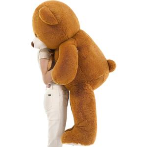 MaoGoLan Giant Teddy Bear 50in Large Stuffed Animal Jumbo Big Bear Plush, Soft Teddy Plush Toy for Kids Teens Girls Birthday Gift Cute Decorations for Baby Shower Themed Party (51 inch, Chocolate)
