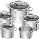 ZWILLING Essence Cookware Set, Stainless Steel, 5-Piece