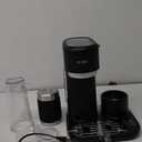 Mr. Coffee 4-in-1 Single-Serve Latte, Iced, and Hot Coffee Maker with Milk Frother and Tumbler Black
