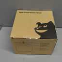 Techphardo 1Gallon No Spill Dog Water Bowl-3.8L Large Capacity, BPA-Free, Anti-Splash & Anti-Digging Design with Non-Slip Base for Messy Drinkers (Smoky)