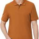Amazon Essentials Men's Short Sleeve Slim-Fit Cotton Pique Polo Shirt, Breathable Collared, XL