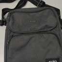 Solo New York Universal Tablet Sling Bag for Women & Men - Crossbody Bag for Travel, Walking, & Hiking, Adjustable Shoulder Strap, Front Zippered Pocket, Fits 12.9" Tablets - Ludlow, Grey