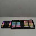 nauets 48 Pack Metallic & Acrylic Paint Markers Set - 24 Colors Acrylic + 24 Metallic Markers, Dual Tip Paint Pens with Brush/Fine Tip for Paper, Rock, Wood, Canvas, Glass, Ceramic DIY Crafts