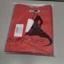 Women's Short Sleeve Cropped Cardigan Button Down Sweater Lightweight Knit Shrugs (Red, XL)