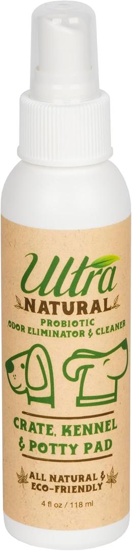 Crate, Kennel, & Potty PAD PROBIOTIC Odor Eliminator 4 OZ Spray